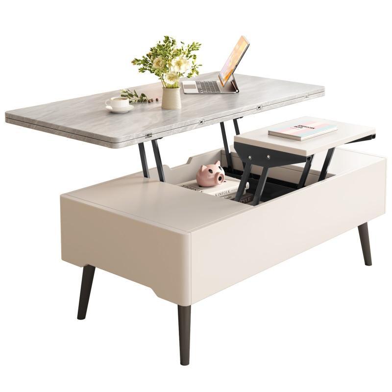 Guyii 39" Lift Top Coffee Table with Storage, 3-in-1 Modern Multifunction Center Table