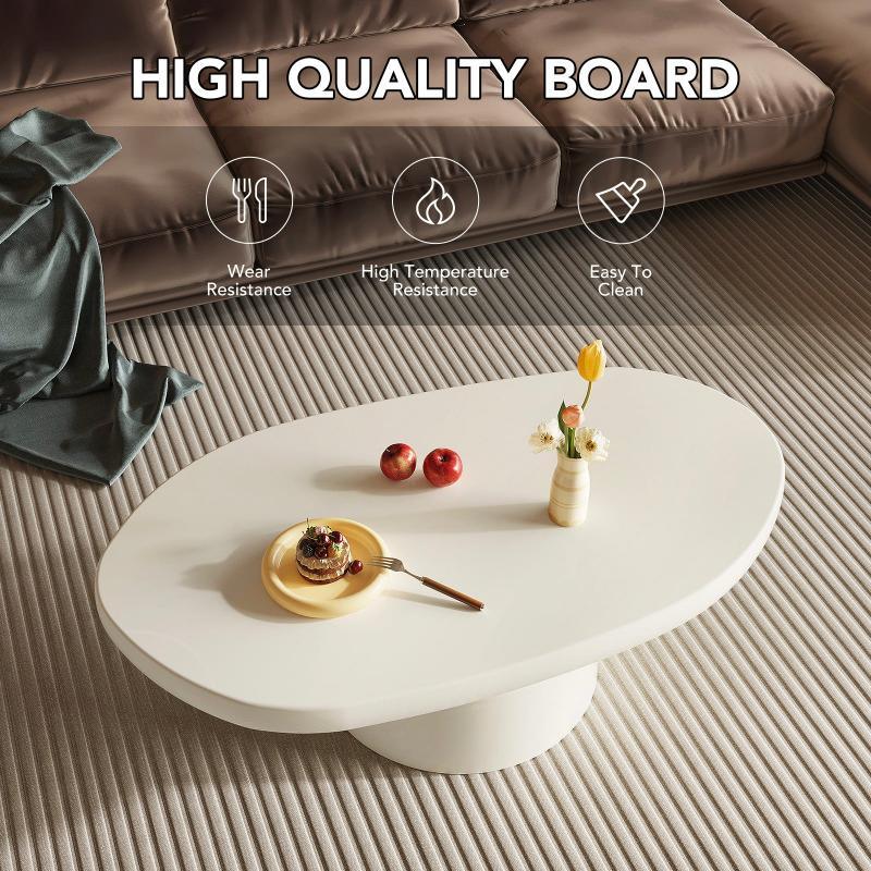 Guyii Oval Coffee Table, Modern Center Table | L1841-DE