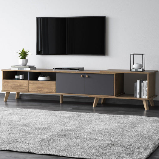 Guyii Extendable TV Stand – Modern TV Console with Adjustable Length for Living Room and Entertainment Areas