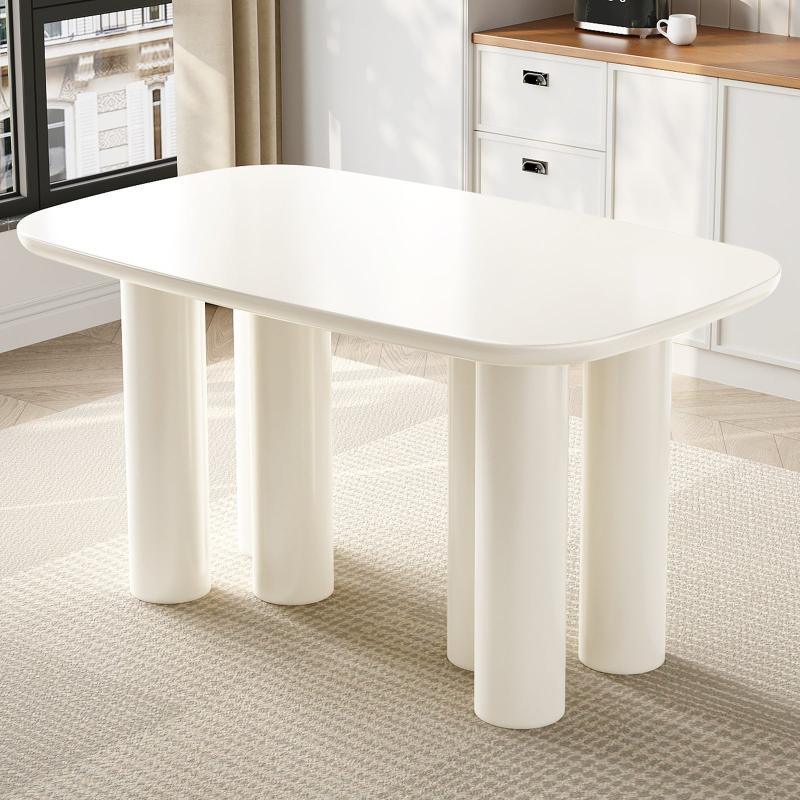 Guyii 55"-70" Rectangular Dining Table, Modern Kitchen Table for Dining Room